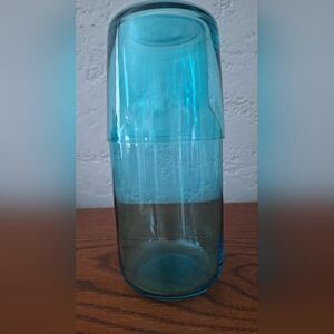 Blue Glass Tumbler Set